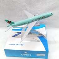 Air Canada B777 Diecast Model Airplane 6” w/ Stand | Collectible Display Toy
