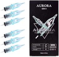 Aurora 2nd Generation Professional Disposable Tattoo Needle Cartridge #12 Standard Round Liner 20 Pa