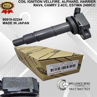 IGNITION COIL ALPHARD VELLFIRE CAMRY HARRIER 2400CC RAV4 ESTIMA Original 90919-02244