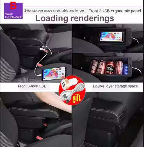 For Land Rover Freelander Armrest box Land Rover Frelender 2 2006-2012 central Store content Storage