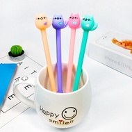 4 Pieces Kawaii Cat School Office Supplies Stationery Gel Pen