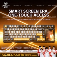 AULA | AULA L99 Intelligent Screen Mechanical Keyboard IPS Touch Screen 8000mAh 3 Mode Connection Ke