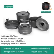 BASE OUT ตั้งแคมป์กลางแจ้งแบบพกพาอลูมิเนียมเครื่องครัวปิกนิก  ถ้วยของขวัญ