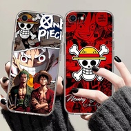 S13 One Piece Luffy TPU Case for iPhone 8 XR SE 6S 6 7 Plus 2020 2022