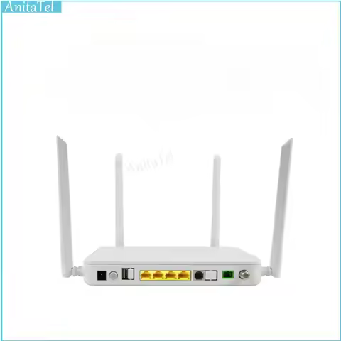 XPON ONU GEPON 2.4G/5.8G Dual-Band WIFI With Multi-SSID CATV RF OUT 4X1G TR069 IPV4 IPV6 FTTH Fiber 