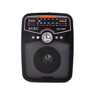 gdplus KUKU Portable Rechargeable 3 Band Bluetooth AM/FM/SW Radio with USB/TF/Music Player AM-316BT