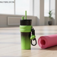NU 1Pcs 710ml Rainbow Cup Stainless Steel Vacuum Insulated Coffee Water Cup with Straw ZY
