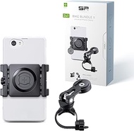 SP CONNECT SPC+ Universal Motorcycle Phone Mount for Smartphones, Black, Compatible with iPhone, Han