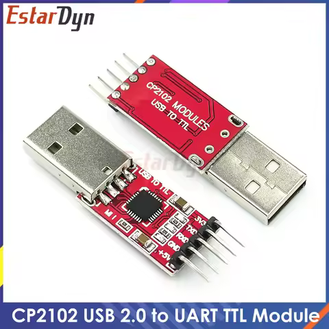 CP2102 chip module, USB to serial port module, adapter, USB to TTL, STC downloader, UART