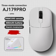 AJAZZ AJ179 Pro E-sports Game Mouse PAW3395 Wireless Bluetooth Three Mode Lightweight/with Magnetic 