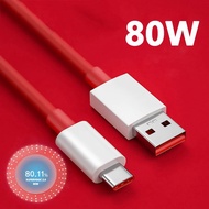 For Oneplus 80W 2.0 Fast Charger Cable USB Type C 8A For Oneplus 11 11R 10R Nord N30 2T 10 PRO Ace 2