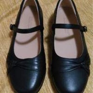 全新 Dr Kong 黑色 平底鞋 中童 返學 學生 鞋 shoes 蝴蝶結 有盒