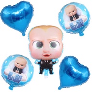 5pcs Foil Baby boss little boss theme balloon