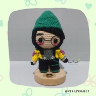 GANTUNGAN Killjoy Valorant Type 2 Knitting Doll/Killjoy Valorant Keychain/Killjoy Valorant Amigurumi