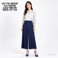 CELANA KULOT HIGH WAIST PINGGANG KARET BRAND CARVIN MADE IN JAPAN