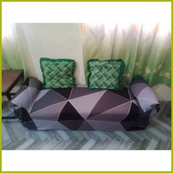 ◟ ✼ ╰ — Stretchable Cleopatra Sofa Cover Set Fitted Cleopatra Long Sofa Cover Furniture & Appliance