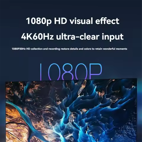 AA87USB 3.0 Video Capture Board HDMI-Compatible Game Stream Grabber Record for Camera XBox Switch PS