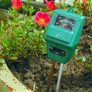 Alat Pengukur Kelembaban Tanah Soil Moist PH Detector Analyzer - Green