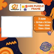 500/1000PCS Jigsaw Puzzle Frame (50.5x50.5cm / 70x50cm / 75x50cm) | Wall ABS Jigsaw Puzzle Frame | P