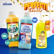 DESANS Kombo Terbaik : Pine Gel , Mop Shine & Dishwasher -Pembersihan Hebat untuk Kegunaan Rumah & D