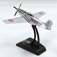 1: 100 F-51 Mustang Fighter Simulation Alloy Airplane Finished Product Static Office Military Model 