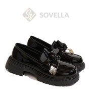SOVELLA Rose Sepatu Wanita Loafers Korean Style