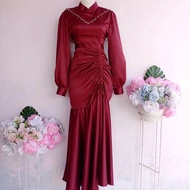 Serut paha dress kondangan terbaru baju serut wisuda