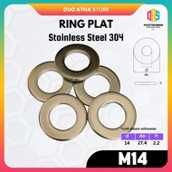 Stainless Steel M14 PlateRing Flat Washer/ M14 SS304