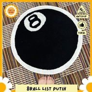 Tuftarugs Carpet doormat/ / rugs 8 ball list white Tufting Soft Fur Anti-Slip