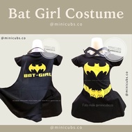 Batgirl Costume Character Dress for Girls, Superhero Clothes for Kids