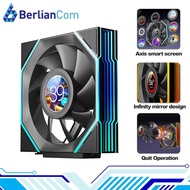JUNGLE LEOPARD INTERSTELLAR V4 LCD ARGB BLACK INFINITY Infinite Mirror 120mm PWM BLOCK UNI Fan w/ 1.