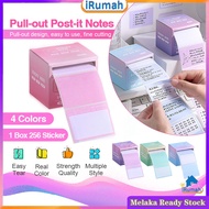 Creative Gradient Color Pull-out Notes Student Sticky Notes 256 Notes 8 Formats Suitable for A Varie