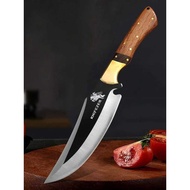 Carbon Steel Forged Butcher Knife with Case - G245