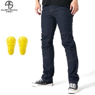 ALIEN SNAIL | Windproof Durable Cordura Motorcycle Riding Pants with Knee and Crotch Protection