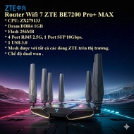 [New Seal] Wifi 7 Router ZTE BE7200 Pro+, BE7200 Pro+ MAX, strong wall penetration, high load capaci