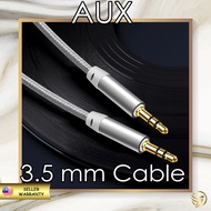 APH109 🟡  AUX Cable Audio Cable 3.5mm to 3.5 mm Stereo Aux Audio Jack Cable Sound Cable Audio Cable Adapter 100cm 1m Male to Male Aux Cable For Speaker Mobile PC Laptop
