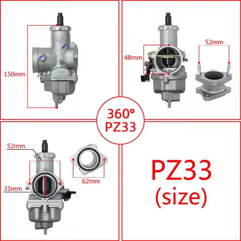 Carburetor PZ26 PZ27 PZ30 PZ27B PZ30B PZ33 For CG125 150 200 250 300 Carburador Engine XL100S XR100 