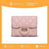 BELINDA Wallet For Woman Leather Korean Fashion Multi-Slot Card Holder Purse Short Wallet QB1013
