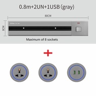 CB certification LEJIA Power Track Socket Wall Plug Socket Switch 600mm/1000mm Power Track 13A/USB/U