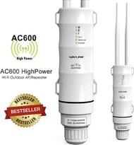 อุปกรณ์ขยายสัญญาณWavlink AC600💙 สัญญาณกลางแจ้งรุ่น 27 2.4G/150Mbps +5GHz /433Mbps