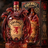 Empty Wine Bottle Glass Wine Set Whiskey Wine Bottle Five-Headed Dragon Shaped Wine Bottle Design Wh