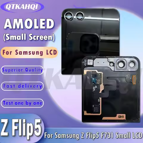 External Screen For Samsung Z Flip5 Display Touch Screen Digitizer Assembly For Samsung Z Flip 5 F73