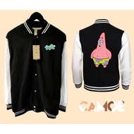 Patrick Star Drizzle Baseball Varsity Jacket