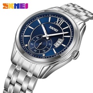 SKMEI 9319 Men's Quartz Watch Stylish Business Elegance Stainless Steel Gift