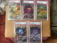 Pokémon card grading psa psa10 psa9 五連號 s12a sar vmax  charizard 噴火龍  水君 捷拉奧拉  霓虹魚