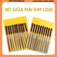 Metal file set, set of 10 metal files, metal file set, gold file blister, diamond file set, file too