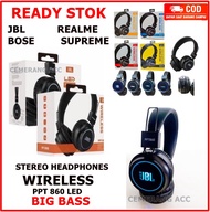 Murah Headset Bando Bluetooh PPT-013 PPT-860 LED Headphone SILAKAN PIIH MEREK YAA