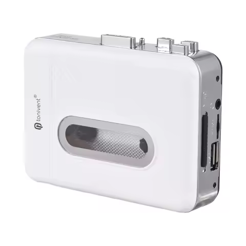 TONIVENT Cassette Tape to MP3 Converter Cassette To MP3 Card Player U Disk Tape Recorder to MP3 Play