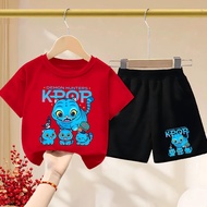 Children's Shirt and Shorts Set D/Hunter Ages 1-10 Years / Boys and Girls Shirt and Shorts Set
