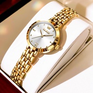 OLEVS 9992 Fashion Women Quartz Watch Gift Stainless Steel Watchband Round-dial Wristwatch